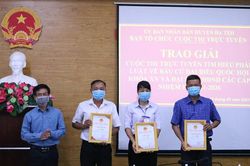 Đạ Tẻh trao giải cuộc thi tìm hiểu pháp luật về bầu cử