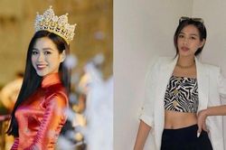 Hoa hậu Đỗ Thị Hà đổi style ăn mặc khác hẳn mọi khi, netizen khen quá 'bắt trend' mùa Hè