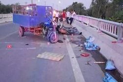 Khởi tố bị can điều khiển xe ba gác làm chết người