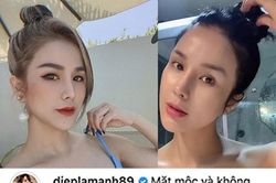 'Lừa tình' đỉnh cao như Diệp Lâm Anh: Tự nhận khoe mặt mộc, soi ảnh mới đứng hình