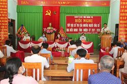 Ứng cử viên HĐND tỉnh Quảng Trị nhiệm kỳ 2021-2026 tiếp xúc cử tri, vận động bầu cử tại huyện Gio Linh