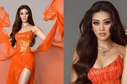 Cận cảnh bộ váy dạ hội Hừng Đông của Hoa hậu Khánh Vân tại Bán kết Miss Universe