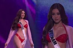 Khánh Vân diện bikini bốc lửa tại bán kết Miss Universe 2020
