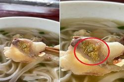 Nghi thức ăn có sán, khách liền đi hỏi chủ quán thì nhận được câu trả lời ngỡ ngàng: 'Bình thường'