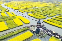 Phong cảnh hoa xuân đẹp hữu tình chỉ có ở Hưng Hóa, Trung Quốc
