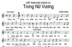 Tưởng nhớ Hai Bà Trưng - Những bài sử ca bất hủ