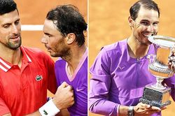 Kết thúc Roma Masters 2021: Nadal vui, Djokovic cũng chẳng buồn