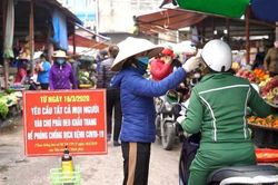 Bắc Ninh bắt đầu đi chợ 'tem phiếu'