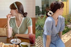 Nên mặc trang phục nào khi búi tóc trong mùa hè?