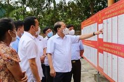 Phó Bí thư Thường trực Tỉnh ủy kiểm tra công tác chuẩn bị bầu cử tại đơn vị bầu cử số 7
