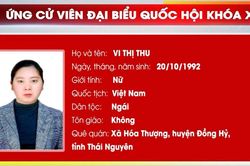 Ứng cử viên Vi Thị Thu, điều dưỡng Khoa Nhi cấp cứu - Sơ sinh, Bệnh viện Trung ương Thái Nguyên