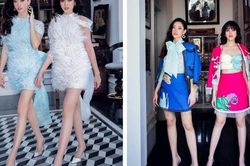 Hai nàng hậu 10X Lương Thùy Linh và Đỗ Hà nhan sắc khác lạ, 'đọ' chân dài cực phẩm