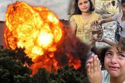 Lặng nhìn nước mắt và nụ cười của trẻ em dưới làn bom đạn ở dải Gaza