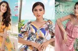 Lần đầu tái xuất sau Miss Grand, Á hậu Ngọc Thảo đẹp mơ màng tựa 'nàng thơ' trên biển