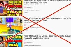 Xử lý nghiêm kênh YouTube Timmy TV do đưa các nội dung nguy hại với trẻ em