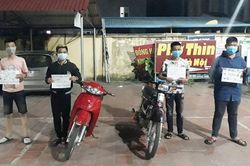 Xử lý nhóm thanh niên lái xe máy lạng lách 'bốc đầu'