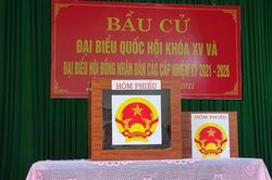 Bắc Giang: Đưa thùng phiếu phụ tới nhà cử tri đang cách ly