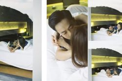 Cường Đô La tung loạt ảnh tình bể bình bên Đàm Thu Trang kỷ niệm 2 năm 'về chung một nhà'