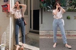 Đây là lý do khiến quần jeans ống đứng được nhiều chị em lựa chọn
