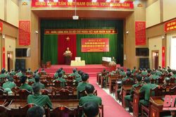Bộ CHQS tỉnh Thanh Hóa tổng duyệt các phương án trong ngày bầu cử