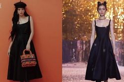 Diện trang phục Dior được lấy cảm hứng từ chính mình, Jisoo có đẹp hơn người mẫu?