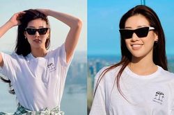 Hoa hậu Khánh Vân gầy đi trông thấy, diện trang phục và make-up đơn giản nhưng vẫn nổi bật