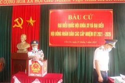 BTL Vùng Cảnh sát biển 2 hoàn thành tốt công tác bầu cử