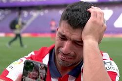 Suarez khóc sau chức vô địch của Atletico