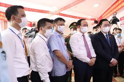 Chủ tịch Quốc hội Vương Đình Huệ: Huyện Đông Anh đã chuẩn bị chu đáo cho công tác bầu cử