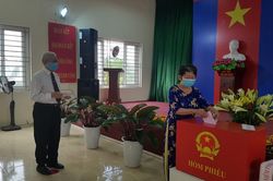 Quận Hoàng Mai đạt tỷ lệ 99,45% cử tri đi bầu cử