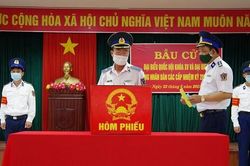 Bộ Tư lệnh Vùng Cảnh sát biển 4 hoàn thành công tác bầu cử