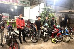 Ngăn chặn kịp thời nhóm thanh niên có dấu hiệu đua xe và cổ vũ đua xe trái phép