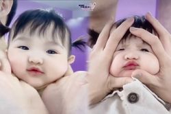 Đông Nhi khoe clip 'biến hình' con gái, không nhịn được cười vì cặp má bánh bao của Winnie