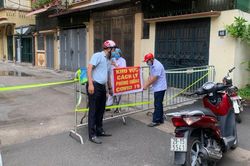Quận Hai Bà Trưng phong tỏa 2 khu vực có bệnh nhân Covid-19 mới