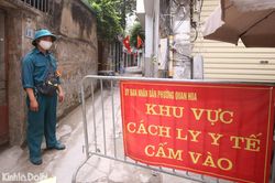 Hà Nội: Phong tỏa 7 nhà tại ngõ 68 Cầu Giấy, khi có người dương tính với SARS-CoV-2