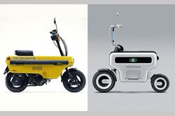 Xe ga Honda Motocompo chạy điện siêu gọn nhẹ, cực đáng yêu