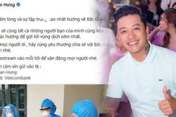 Giữa lùm xùm của nghệ sĩ Hoài Linh, Tuấn Hưng vẫn đứng lên kêu gọi quyên góp chống dịch