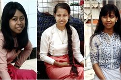 Vẻ đẹp hồn hậu của thiếu nữ Myanmar thập niên 1970