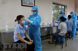Cán bộ, sinh viên Đại học Y Dược Hải Phòng hỗ trợ Bắc Giang chống dịch