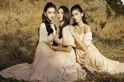 Hà Kiều Anh, Lương Thùy Linh, Ngọc Thảo khoe sắc gợi cảm