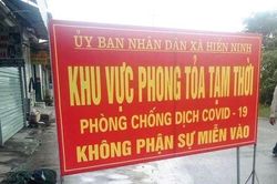 Huyện Sóc Sơn phong tỏa thêm hai khu dân cư để phòng, chống dịch Covid-19