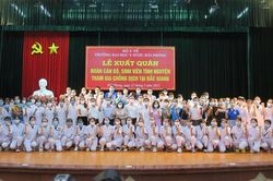 83 cán bộ, sinh viên Đại học Y dược Hải Phòng chi viện Bắc Giang chống dịch COVID-19