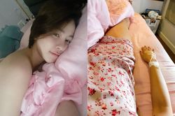 Tụt huyết áp vì yêu, hot girl Trâm Anh vẫn quan tâm đến 'nỗi buồn' của Công Vinh