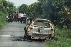 Vụ bộ xương người trong xe taxi cháy trơ khung: Nghi vấn tài xế taxi tự thiêu