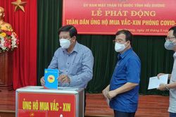Hải Dương phát động toàn dân ủng hộ mua vaccine phòng Covid-19