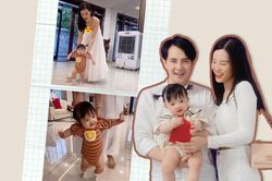 Đông Nhi bắt đầu tập đi cho 'thế lực nhí' Winnie, Ông Cao Thắng bỗng rầu rĩ điều này