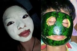 Giật mình trước các kiểu đắp mặt nạ 'làm đẹp là chính, hù dọa là 10'