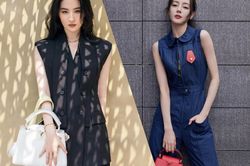 Lưu Diệc Phi lấn át Địch Lệ Nhiệt Ba trong loạt ảnh thời trang mới nhất chứng minh vị trí độc tôn