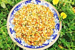 Ngô xào tép