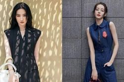 Lưu Diệc Phi và Địch Lệ Nhiệt Ba 'so kè' thần thái đại sứ thương hiệu trong loạt ảnh mới